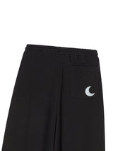 ムーンスウェットパンツ ブラック