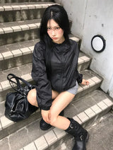 サマー トランスルーセント ウィンドブレーカー