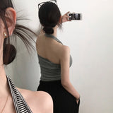 [Bellide made/Short, Long] バイダンガラホルターネック