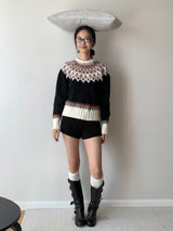 Nordic Jacquard Round Knitwear