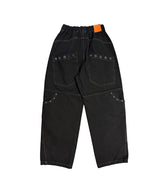 グランジアイレットワイドデニムパンツ