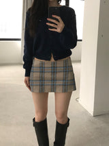 Muir Checkered Mini Skirt (2 colors)