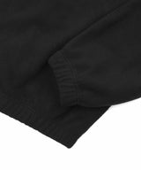 オーバーサイズフリースハーフジップ - Black