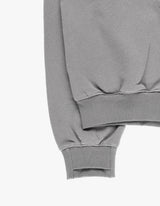 AT SYMBOL APPLIQUE HOODIE CHACOAL