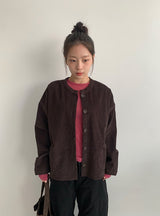 デカール テンセルウール ラウンドロングスリーブTシャツ
