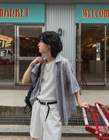 White Vintage Damaged Pants