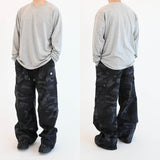 ODDBALL LIP STOP CAMO PARASUIT CARGO PANTS KHAKI