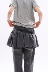 Carroll balloon banding mini skirt