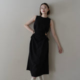 waist side hole one piece