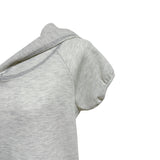 (2color) Waffle Balloon String Hood Short Sleeve Tee