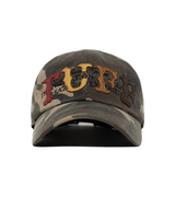 レザーパッチ TUFF キャップ [ CAMO ]