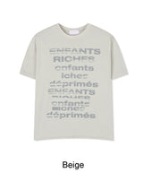Turren Glitch Lettering Crop Short Sleeve Tee