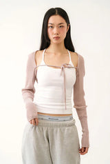 Lit bolero - mauve pink
