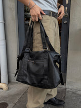 Moto two-way leather cross bag