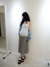 stripe pleats sk