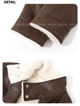 オールドマネー スタンド オールタイム レザージャケット (Winter Fleece)