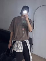 [A-T0109] ピグメントニューヨーク半袖Tシャツ (4色)