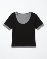 デュオ トーン テンセル Tシャツ