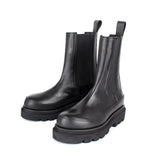 DAVID STONE HI-COMMANDO SOLE CHELSEA BOOTS