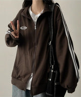Bader Two Way Track Line High Neck Zip-Up
