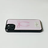 Ribbon epoxy bumper case (pink)