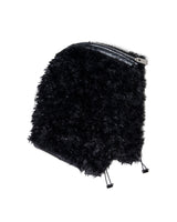 FAUX FUR MULTI ZIPPER BLACK JACKET