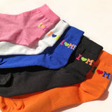 I Love MSMR Short Socks Blue