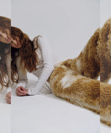 FAKE FUR STRAIGHT PANTS