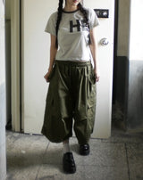 Neyo two-way string cargo Bermuda pants