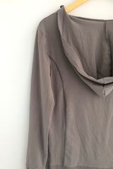 moodfit off-shoulder zip-up