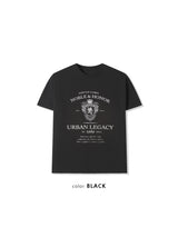 スリムレトロスクリプト半袖Tシャツ (3color) (No.963)