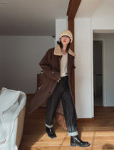 ★Regen Balmacaan Mustang Wool Coat