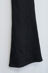 バックスタッドブーツカットパンツ (ブラック/4size)