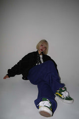 2WAY STRING PANTS_BLUE ( FLEECE.ver)