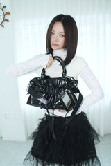 Shirring Buckle 2Way mini Shoulder Bag
