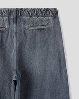 DRASLOW TRACK WIDE DENIM PANTS