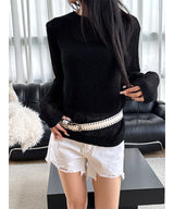 See through loose fit knit(3color)