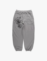 フットプリントロゴスウェットパンツ チャコール