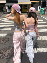 Pink Cross Sweatpants