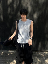 Jin Rivet Pocket Sleeveless (Overfit)