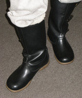 Mist 0035. Toggle Button Fur Boots - 2colors