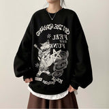 ギターキャットスウェットシャツ [Fleece]