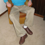 Fuzzy Men 0021. Stiched Lace-Up - 4colors