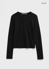 [B-BASIC] スタンダードラウンドロングスリーブTシャツ2サイズ