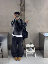 Ease Wide Two-Tuck Denim Pants