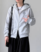 Rising Check Hood Zip-Up