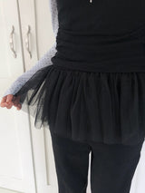 Natin Tencel Puff Shirring Short Sleeve T-shirt