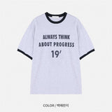 ウィズリーリンガー半袖Tシャツ (3 Colors)