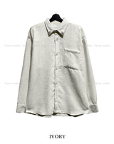 Arrow brooch tweed shirt