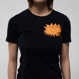 1/2 バブルガムテキストTシャツ (ネイビー)